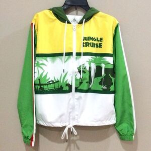 Disney Parks Jungle Cruise Windbreaker Sz XS NWT Hooded Magic Kingdom Jacket